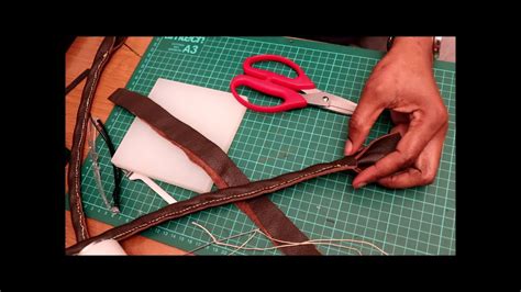 how to make fake leather handles for bag|genuine leather purse handles.